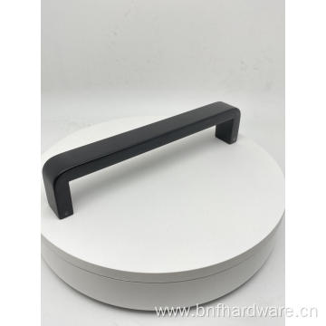 Stainless Steel Black Powder Coating Flat Furniture Handles